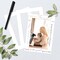 Golden State Art, Pack of 25, Acid-Free White Pre-Cut 5x7 Picture Mat for 4x6 Photo with White Core Bevel Cut Frame Mattes